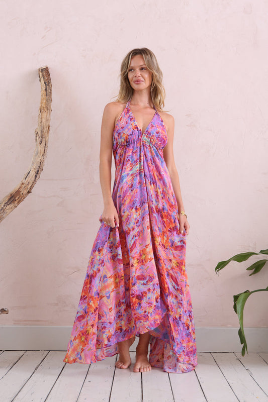 Sophia Alexia Pink Fire Ibiza Dress