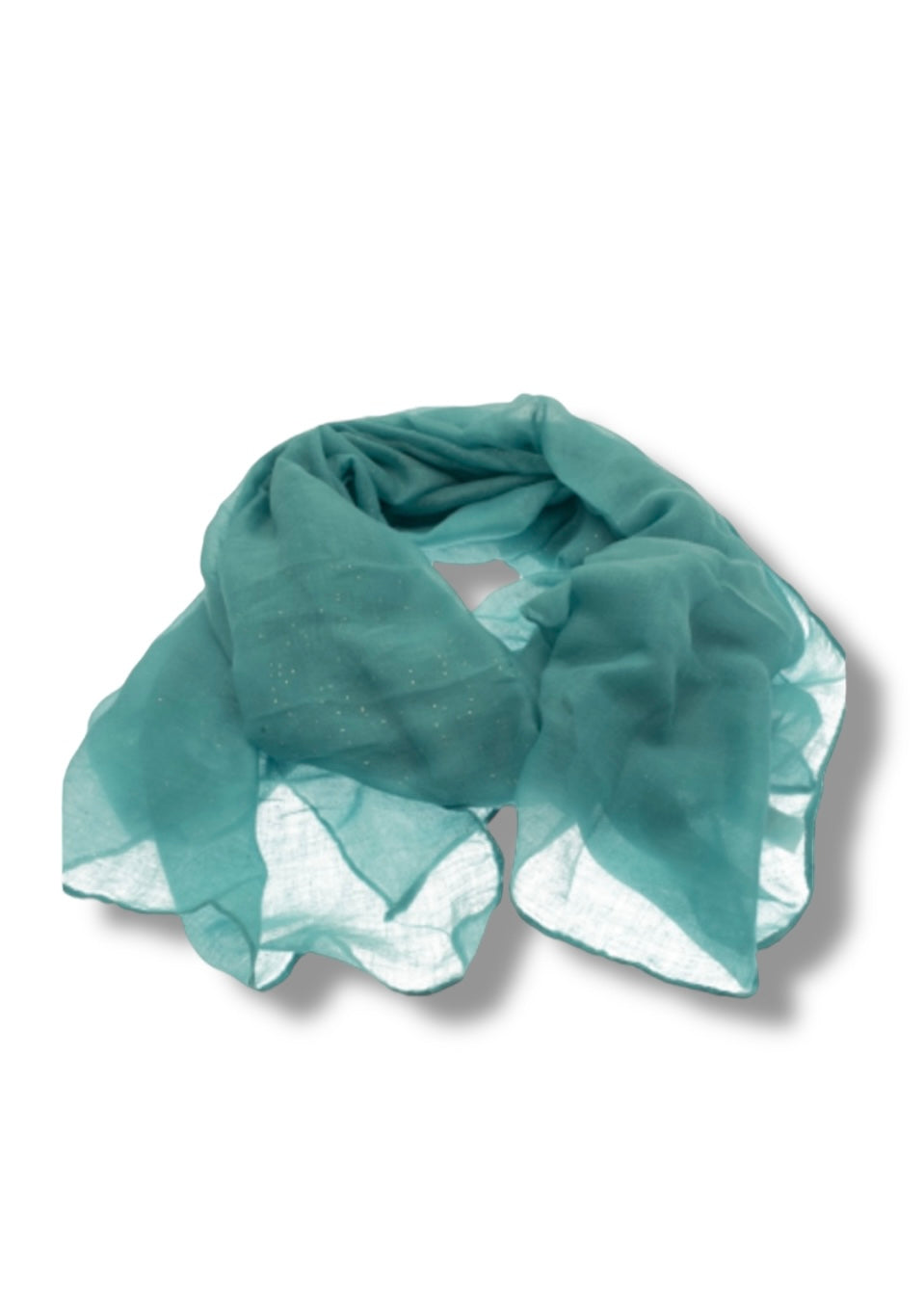 Turquoise Sparkle Lightweight Scarf