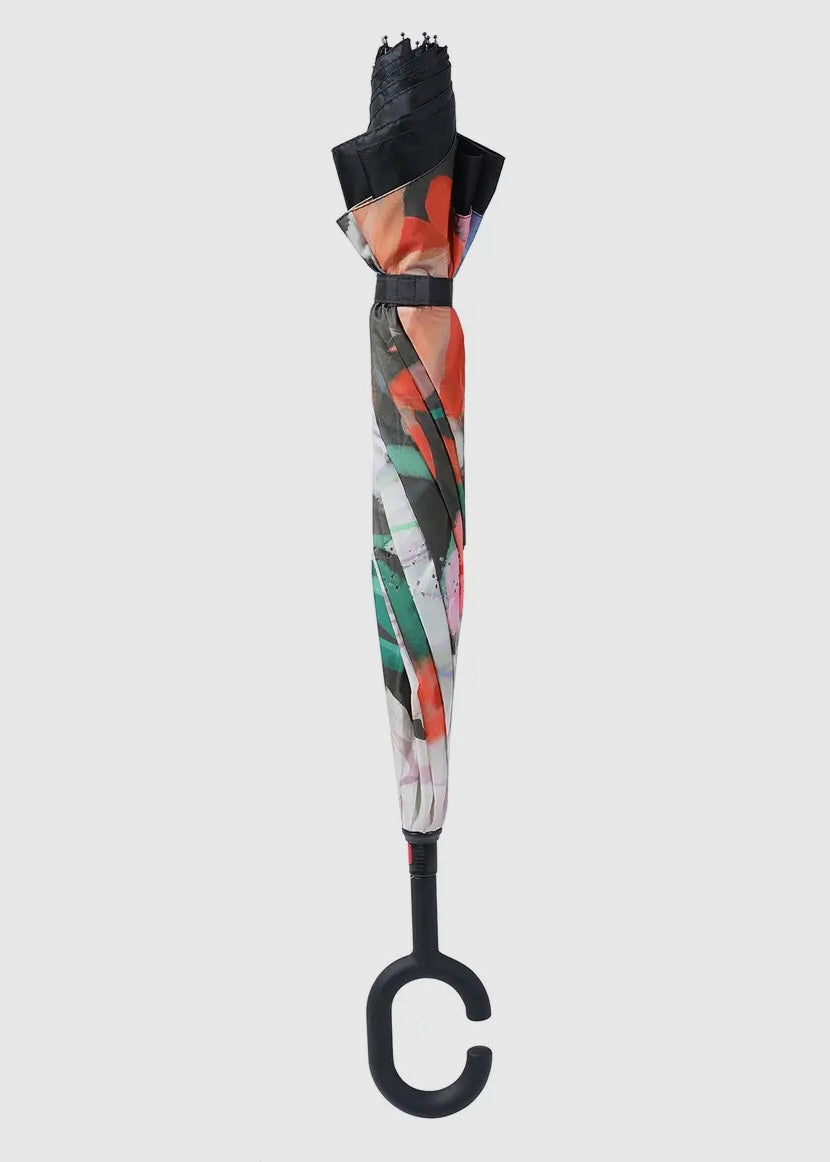 Upside Down Umbrella- Multi Floral