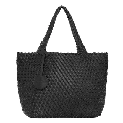 Ilse Jacobsen Reversible Tote Bag- Black/Metal