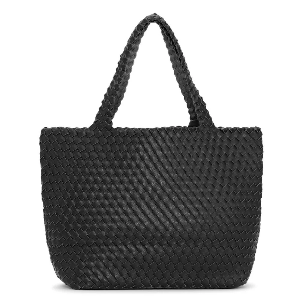 Ilse Jacobsen Reversible Tote Bag- Black/Metal